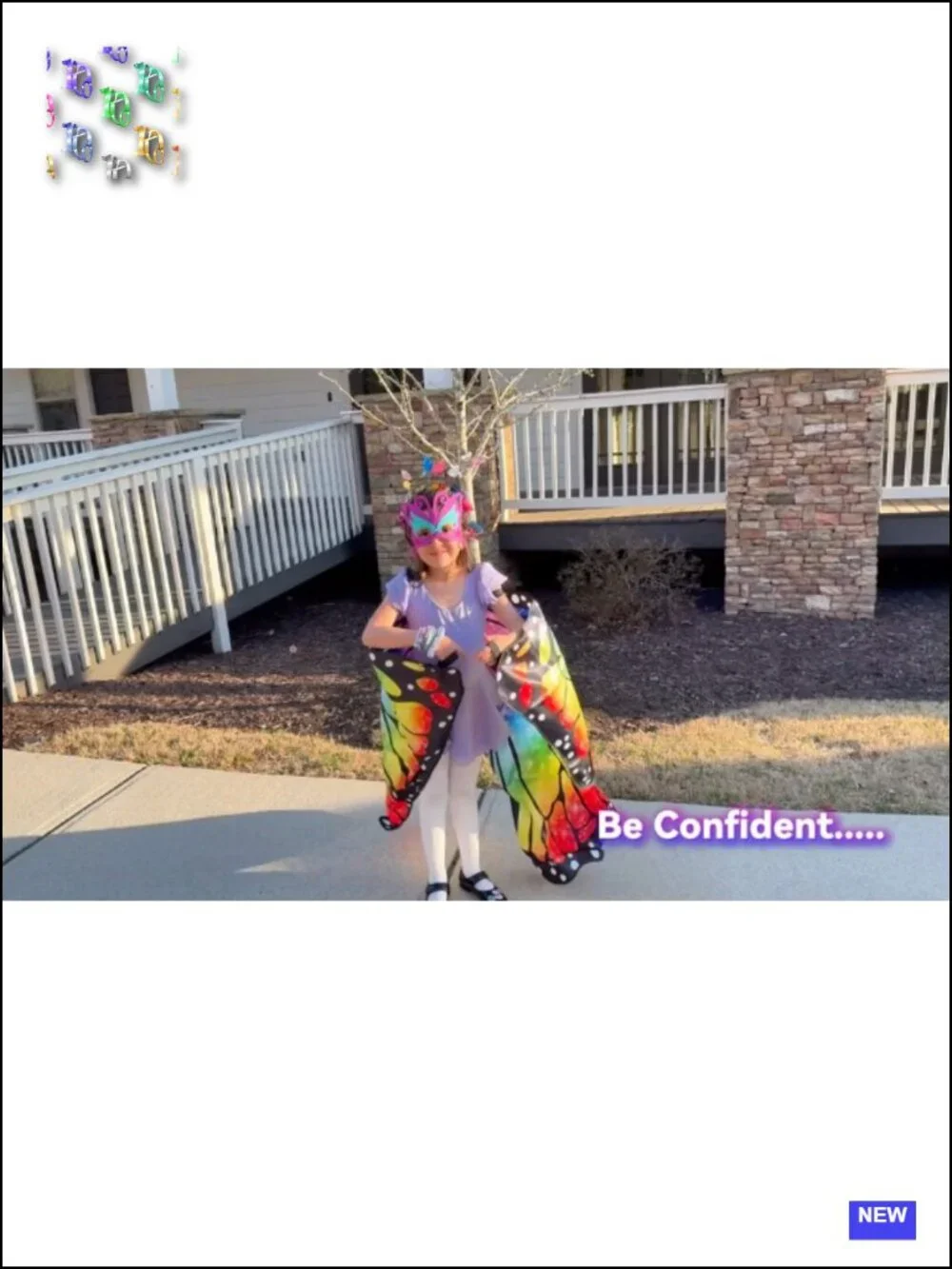 Girls Fairy Butterfly Wings Costume with Headband